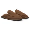 Microfibre slippers with fluffy lining