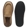 Microfibre slippers with fluffy lining
