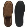 Microfibre slippers with fluffy lining
