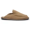 Microfibre slippers with fluffy lining