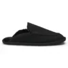 Microfibre slippers with fluffy lining