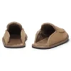 Microfibre slippers with fluffy lining