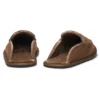 Microfibre slippers with fluffy lining