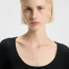 Midi dress with irregular rib Midi dress with irregular rib
