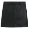 Mini skirt in faux leather Mini skirt in faux leather