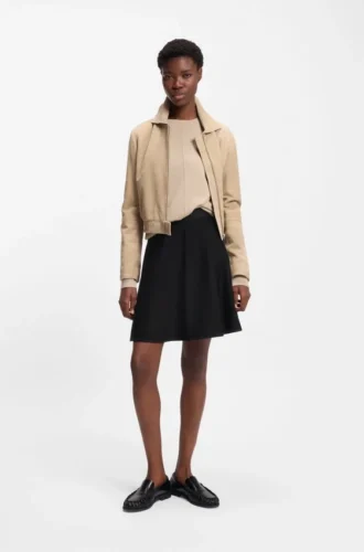Mini skirt in stretch jersey
