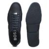 Mixed-material sneakers with suede and faux leather