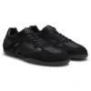 Mixed-material trainers with open mesh