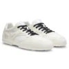Mixed-material trainers with open mesh