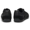 Mixed-material trainers with open mesh