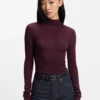 Mixed-ribbing sweater in virgin wool