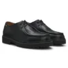 Moccasin-inspired Derby shoes in tumbled leather