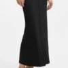 Mock-neck dress in stretch jersey