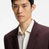 Modern-fit jacket in wool-blend poplin Modern-fit jacket in wool-blend poplin