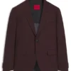 Modern-fit jacket in wool-blend poplin Modern-fit jacket in wool-blend poplin