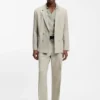 Modern-fit jacket with herringbone weave Modern-fit jacket with herringbone weave