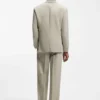 Modern-fit jacket with herringbone weave Modern-fit jacket with herringbone weave