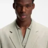 Modern-fit jacket with herringbone weave Modern-fit jacket with herringbone weave