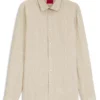 Modern-fit shirt in striped linen
