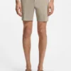 Modern-fit shorts in stretch-cotton twill