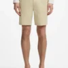 Modern-fit shorts in stretch-cotton twill