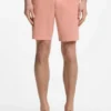 Modern-fit shorts in stretch-cotton twill