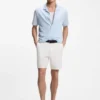 Modern-fit shorts in stretch-cotton twill