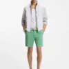 Modern-fit shorts in stretch-cotton twill