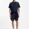Modern-fit shorts in stretch-cotton twill