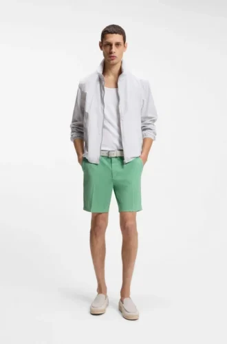 Modern-fit shorts in stretch-cotton twill Modern-fit shorts in stretch-cotton twill