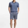 Modern-fit shorts in stretch-cotton twill