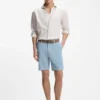 Modern-fit shorts in stretch-cotton twill