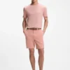 Modern-fit shorts in stretch-cotton twill