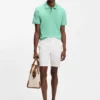 Modern-fit shorts in stretch-cotton twill