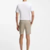 Modern-fit shorts in stretch-cotton twill