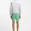Modern-fit shorts in stretch-cotton twill