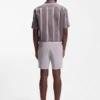 Modern-fit shorts in stretch-cotton twill