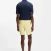 Modern-fit shorts in stretch-cotton twill