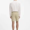 Modern-fit shorts in stretch-cotton twill