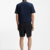 Modern-fit shorts in stretch-cotton twill