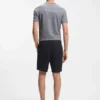 Modern-fit shorts in stretch-cotton twill