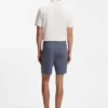 Modern-fit shorts in stretch-cotton twill