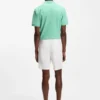 Modern-fit shorts in stretch-cotton twill