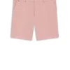 Modern-fit shorts in stretch-cotton twill