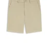 Modern-fit shorts in stretch-cotton twill
