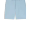 Modern-fit shorts in stretch-cotton twill