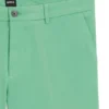 Modern-fit shorts in stretch-cotton twill