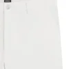 Modern-fit shorts in stretch-cotton twill