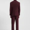 Modern-fit suit jacket in performance-stretch twill