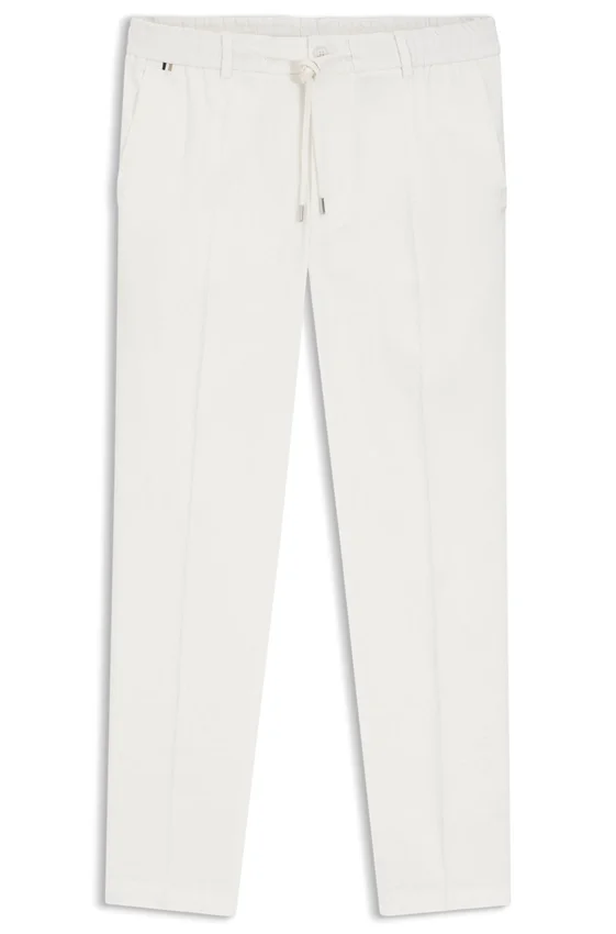 Modern-fit trousers in a linen blend Modern-fit trousers in a linen blend